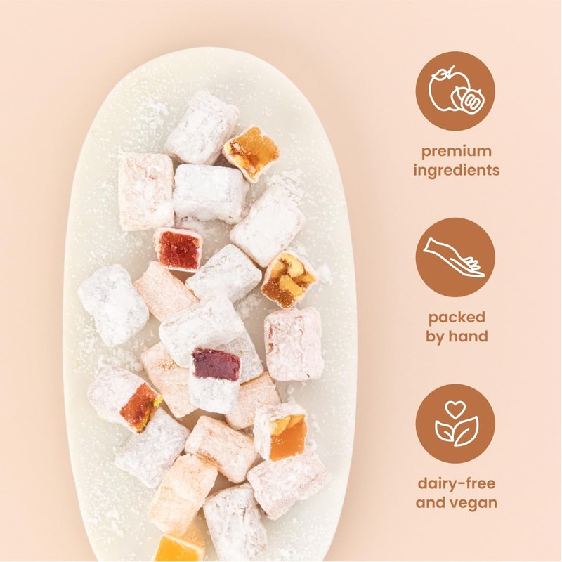 Liberty Orchards, Dessert Delights - Fruit and Nut Candies -