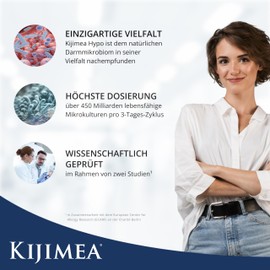 Kijimea® HYPO (formerly K53) – unique high-dose composition of 53 coordinated microculture strains that also occur in the natural intestinal flora – 27 capsules