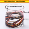 Cordón de nailon satinado de 2 mm para hacer joyas,