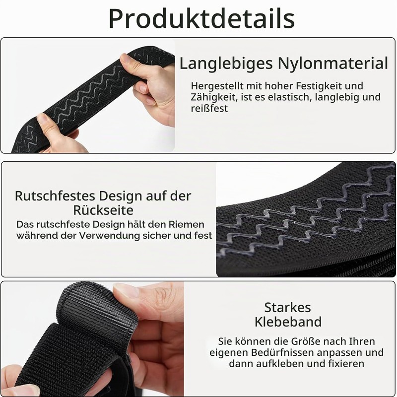 QIUMING Wheelchair Thigh Leg Support Straps for Wheelchair