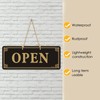 Andchi Open & Closed Hanging Door Sign, Double Sided Door