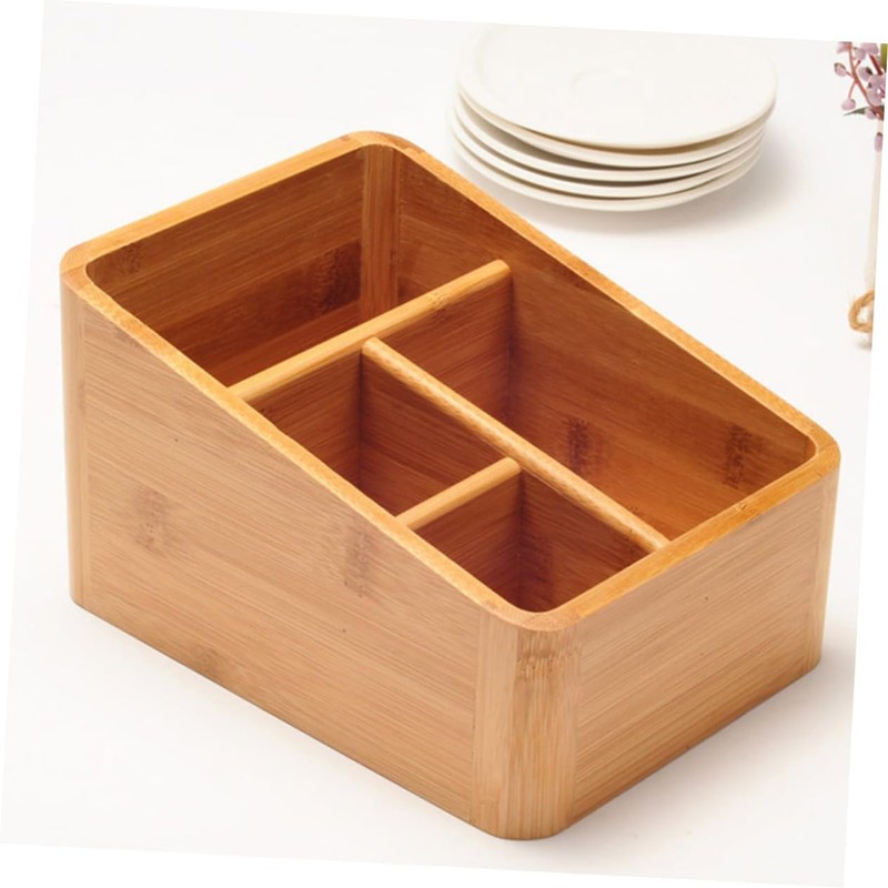 Gatuida 1Pc Desktop Storage Box Multi Compartment Makeup Organizer for