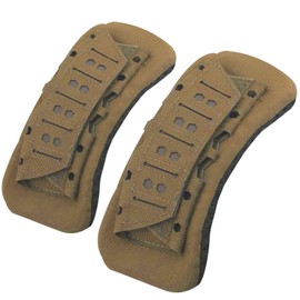 Sekonow 2 Pack Shoulder Strap Pad for Tactical Vest, Breathable Backpack Strap Pads Bag Strap Soft Mesh Cushion Pads for Plate Carrier, Chest Rig, Sling Bag, Duffle Bag (Khaki)