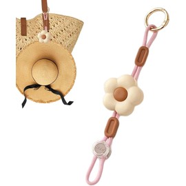 Hat Clip for Travel,Cute Flower Anti-Loss Multifunctional Hat Clips for Backpack Bag Handbag Tot y Atractivo