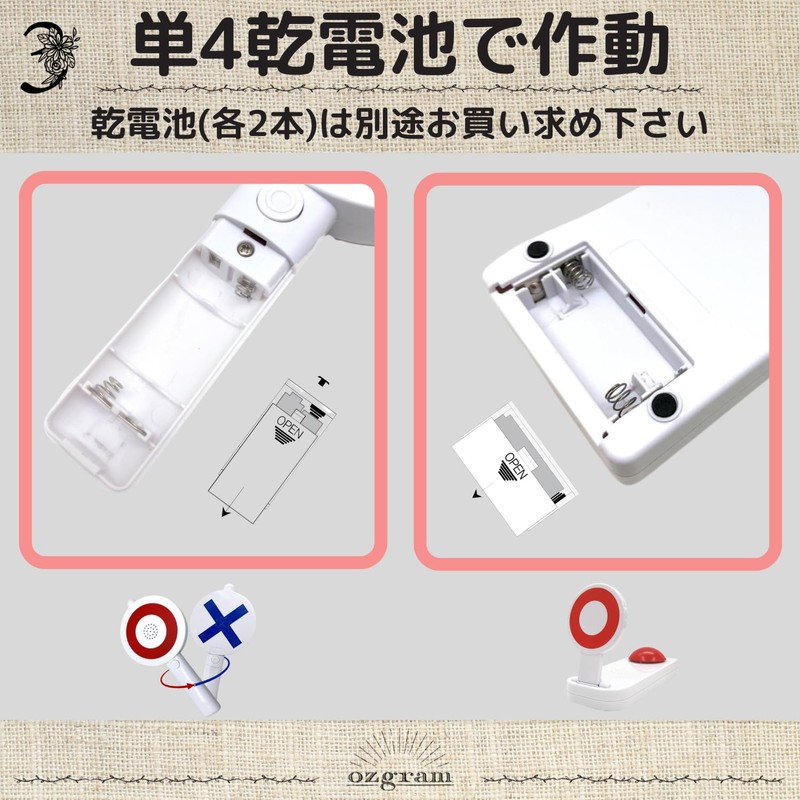 ozgram [Party Set] Ping Pong Buzzer, Malvatsu, Buzzer, Ping Pong