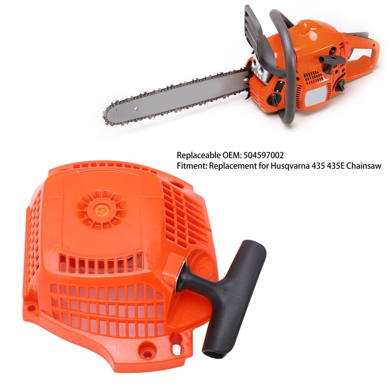 Pull Start Recoil Starter Assembly Professional 504597002 Replacement for Husqvarna