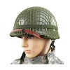 LUCKYYAN Perfect WW2 US Army M1 Green Helmet Replica with
