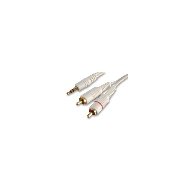 kenable 3.5mm Stereo Jack Plug to Twin Phono Plugs Cable