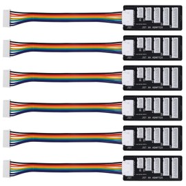 AOICRIE 6pcs RC Product JST-XH-2-6S Lipo Battery Charge Balance Board, JST XH Board Balance Expansion Charger Adapter gor RC 6S LiPo Battery Charge