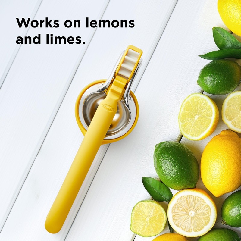 Chef'n FreshForce Lemon Squeezer Citrus Juicer, Manual Hand Press with