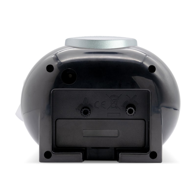 Acctim 15563 Lila Sweep Alarm Clock in Black