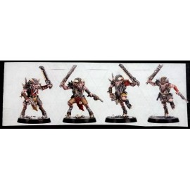 Games Workshop Warhammer 40k Chaos Beastmen / Fellgor Ravagers x4 NEW NO BOX
