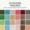 VELLUSTRA 12000 Beads for Bracelets Morandi 3 mm, 24 Colours