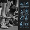 Goosom KN51C Knee Supporter (2 Pack), Adjustable, Compression Belt, For