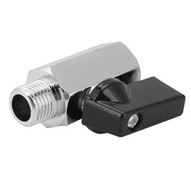 Water Cooling Valve, Bewinner G1/4 Thread Cooling Valves, Water Ball Valve, Water Screw Connection for Computer Water Cooling Systems with Precise Screw Thread/Handle Design