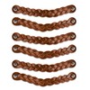 Brute Strength - Leather Drawer Pulls - Braided - Cognac