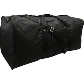 24''/30''/36''/42'' Square Jumbo Duffel /Cargo Bag /Suitcase /Tote Bag (42 inch), Black, (TS)