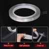 HARFINGTON Caulk Strip Tape Clear 0.4" x33Ft Waterproof Sealing Tape