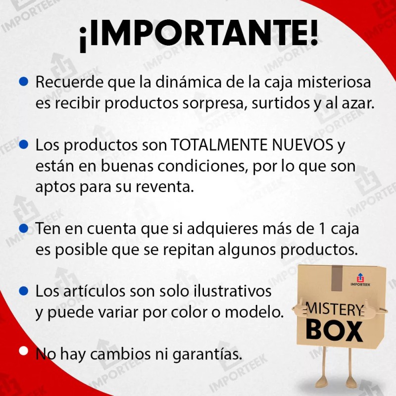 Importeek Caja Misteriosa Sopresa Box Herramientas Deportes Camping