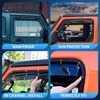 Nilight in Channel Durable Rain Guards for Toyota RAV4 2019