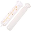 2 Pack Reusable Glass Syringes, 30ml Glass Syringe Standard Diameter