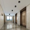 FNOESTY Flush Mount Ceiling Light Fixtures, 20W 4000K Dimmable Cylinder