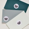 24 x 40mm Round 'Happy Sheep Face' Stickers (SK00058359)