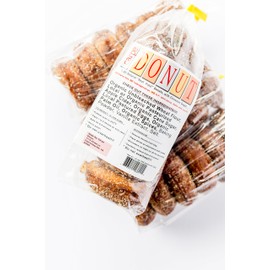 Carpe Donut Organic Apple Cider Cinnamon Sugar or Plain Donut (Plain, 48)