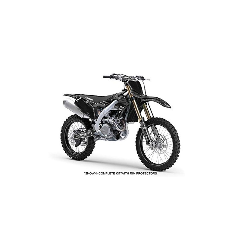 2009-2012 KX 250 F Apache Grey Senge Graphics Base Kit