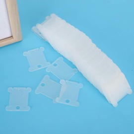 Embroidery Thread Card Plastic Thread Winder Plate, Winding Board, Sewing Accessories for Embroidery Floss Organizer Sewing Thread Cross-Stitch Tool