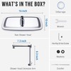 G-Promise All Metal 16 Inch Rain Shower Head with Adjustable