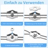 Pack of 25 Wire Rope Clips M2, Rope Clamp 7