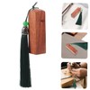 jojofuny Chinese Seal Wood Stamp Name Seal Tassel Sandalwood Calligraphy