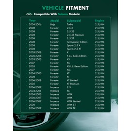 SCITOO Front Left Right CV AXLE 2004-2006 for Subaru Baja 2.5L 2003-2008 for Subaru Forester 2.5L 2004-2005 for Subaru Impreza 2.0L 2004-2007 for Subaru Impreza 2.5L