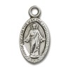Bliss Sterling Silver Scapular Catholic Medal Pendant Necklace 18" Chain
