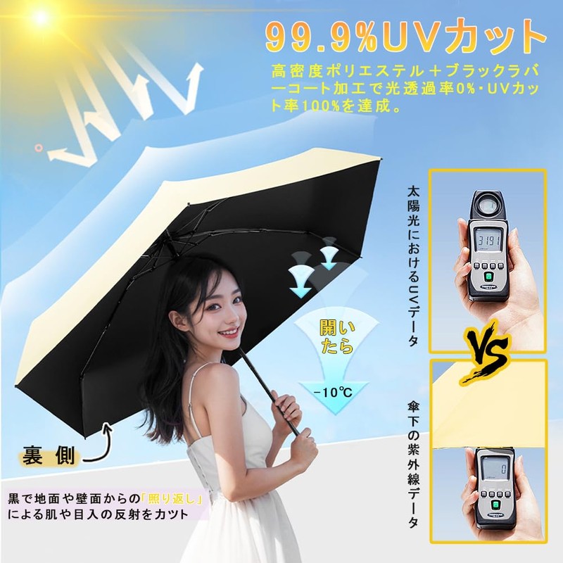 Parasol, 100% UV Protection, Completely Light Blocking, Heat Blocking, Ultra