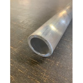 2" OD x 1/4" Wall 6061 Aluminum Round Tube, 1-1/2" ID Aluminum Tubing (10)