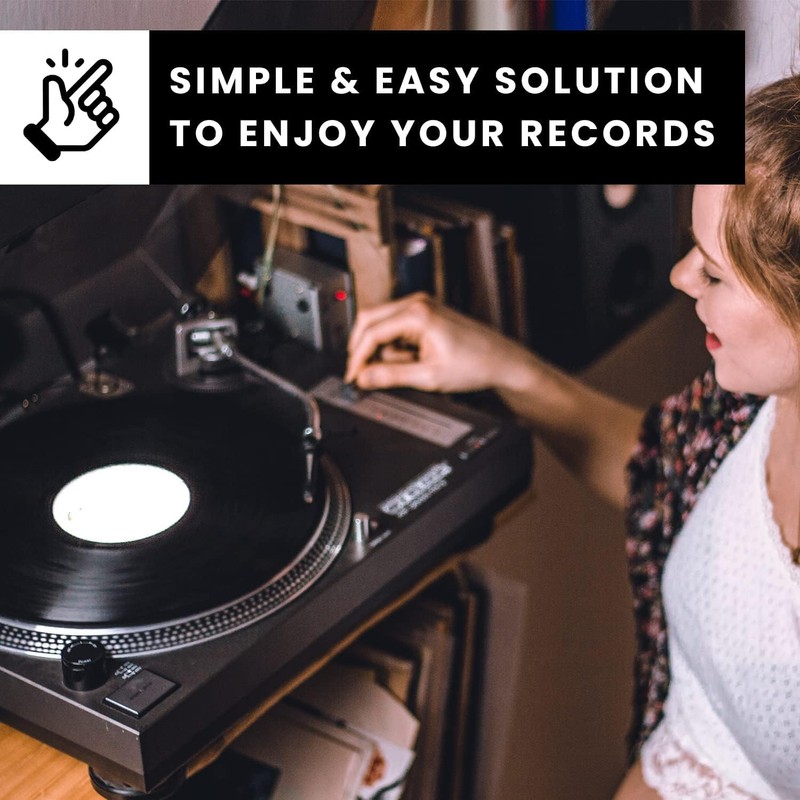 4in1 Vinyl Record Cleaner Kit, Vinyl Records Cleaning Kit for