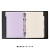 Noritsu NTK1223 NOLTY Notebook, Kukuru A5 Index Sheet, Lavender