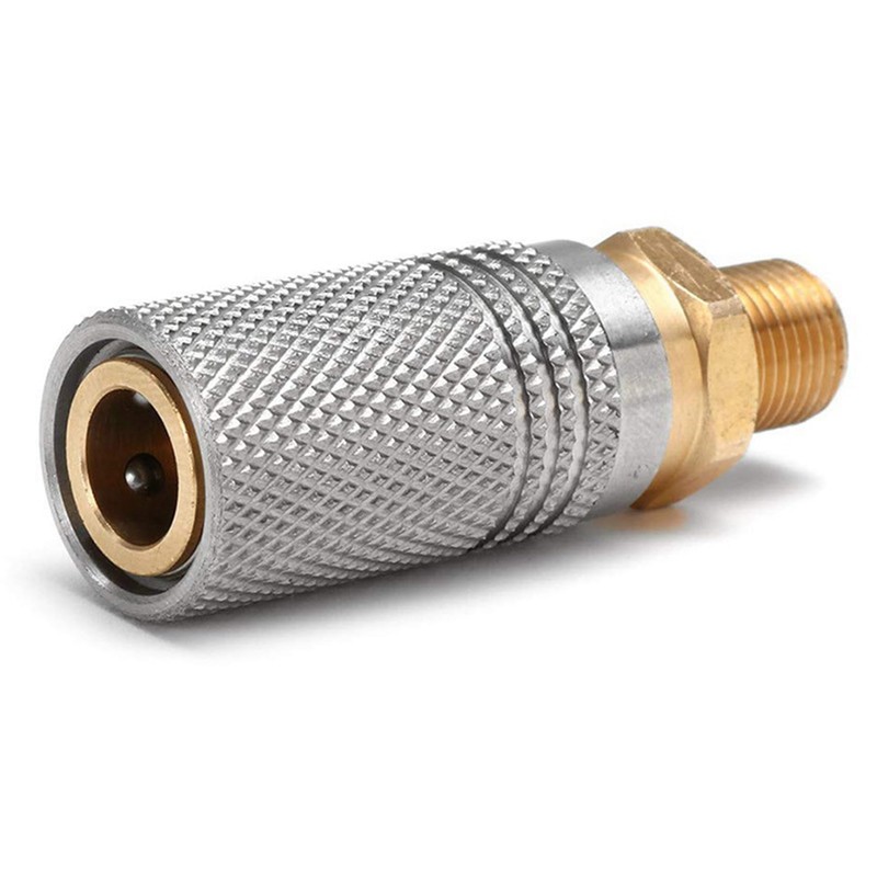 Niejgay 2X Metal Extended PCP Air Charging Quick Release Adapter