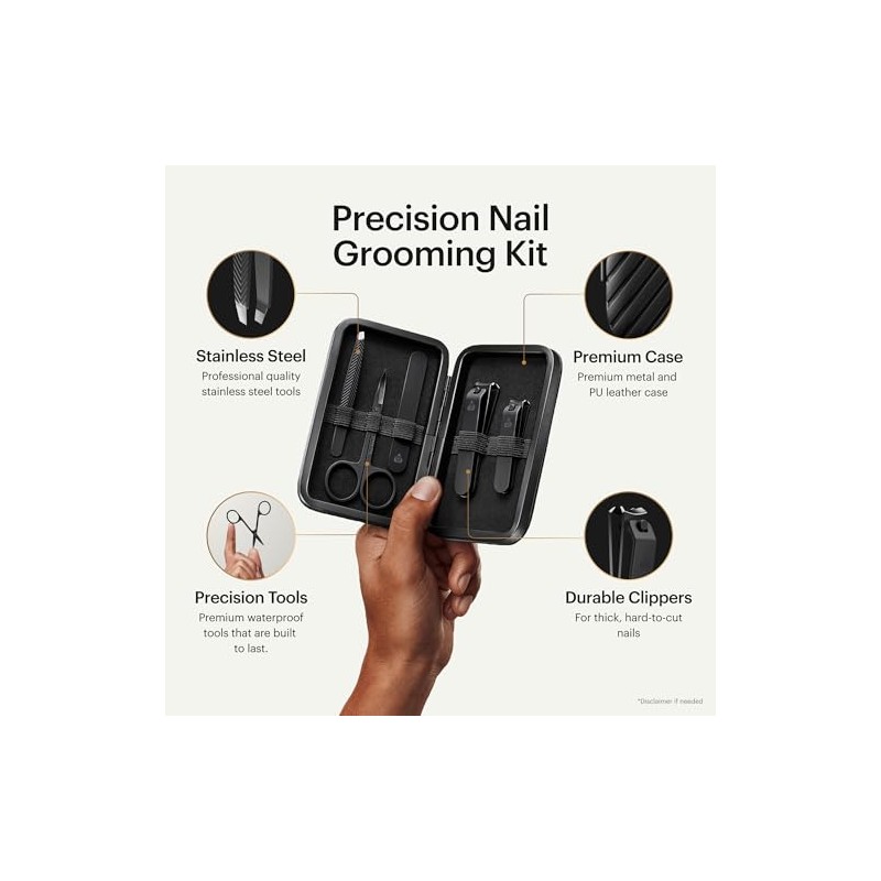 MANSCAPED® Shears 3.0, kit de viaje para cuidado de uñas