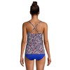Lands' End Women Chlorine Resistant Tie Front Underwire Tankini Top