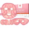 Medi Grade Cooling Mask Face and Cooling Eye Pads, Pink