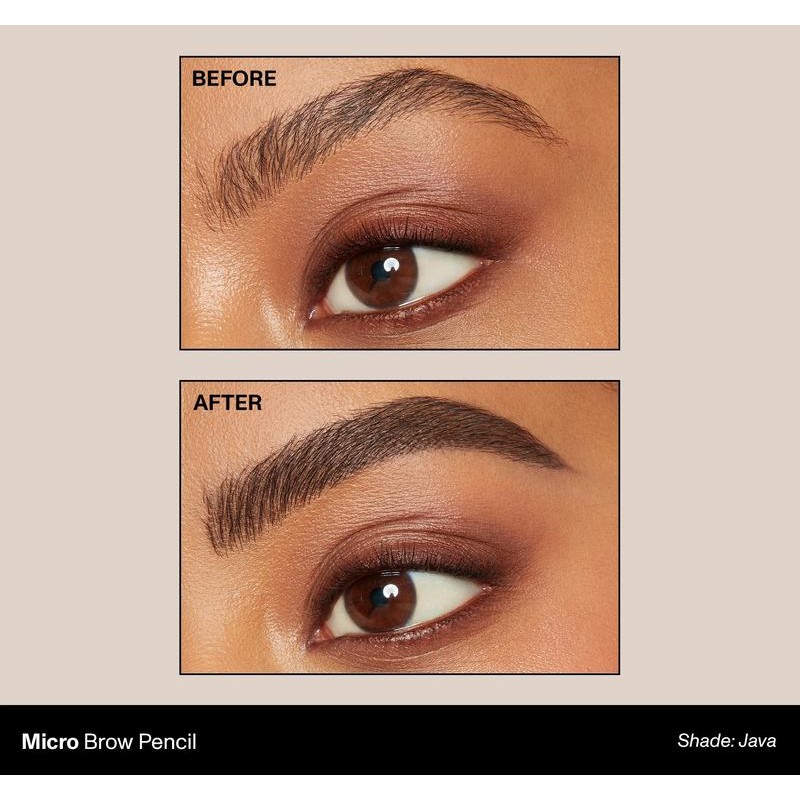 Morphe Micro Brow Dual-Ended Pencil & Spoolie - Shade: Almond