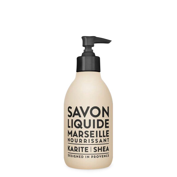 Compagnie de Provence Savon de Marseille Extra Pure Liquid Soap - Karite Shea Butter - 10 Fl Oz Plastic Pump Bottle
