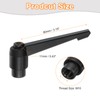 sourcing map 1Pcs M10 Adjustable Knobs Handle Female Thread Push