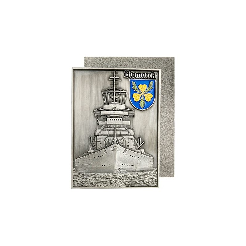 Battleship Bismarck (Ship Plaque), Metal