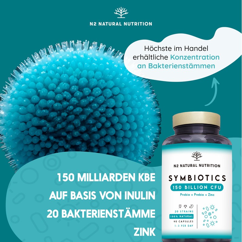 N2 Natural Nutrition Kulturen Komplex 400 Mrd KBE/g. 20 Bakterienst?mme.