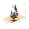 Kisangel 1 Set Electric Guitar Jack Plate Durable Replacement Socket