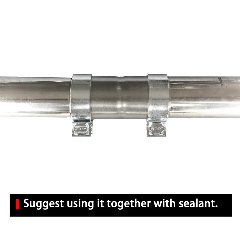 Peastorm 3 to 3 Inch Exhaust Adapter, 3" ID Exhaust